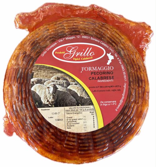 Formaggio Calabrese Stagionato Piccante Intera forma 1,6kg circa